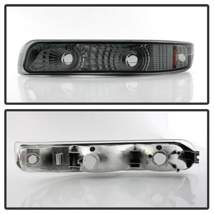 SPYDER Xtune Chevy Silverado 99-02 Amber Reflector Bumper Lights Smoke CBL-JH-CS99-AM-SM 5064288