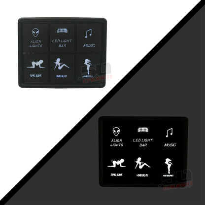 Slim Mount 6 Switch Touch Panel