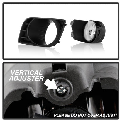 Spyder Toyota Sequoia 08-16 OEM Style Fog Lights w/OEM Fit Switch - Fog Bulbs-4145(Included) - Clear 5087133