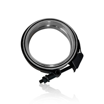 NGR V-Band Kit, Aluminum Clamp (Black), 3.5in Assembly Kit