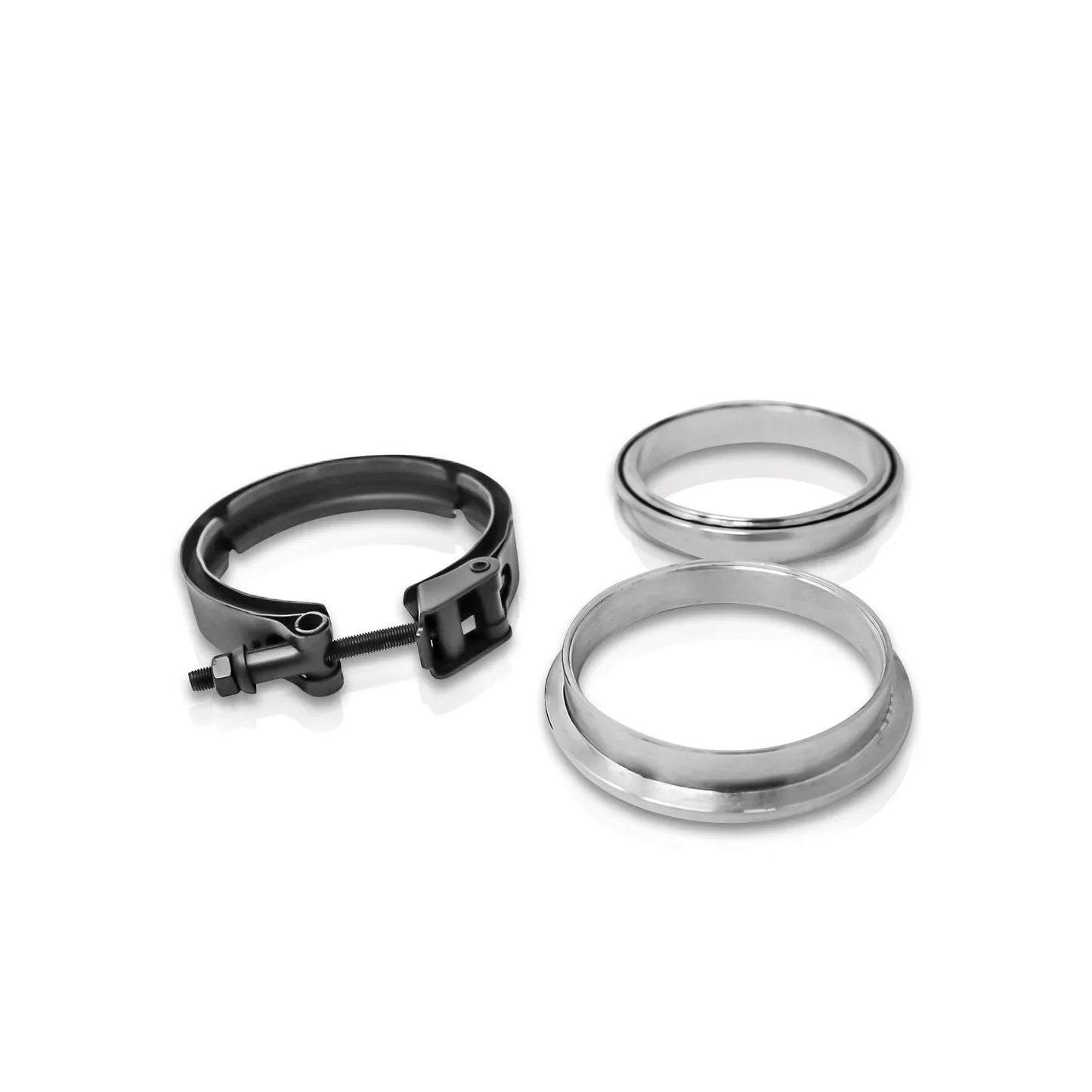 NGR V-Band Kit, Aluminum Clamp (Gold), 2.5in Assembly Kit