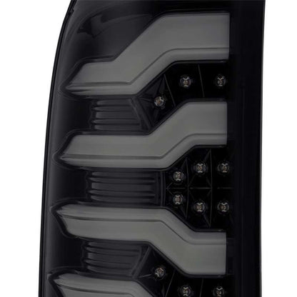 AlphaRex 14-18 GMC Sierra 1500 PRO-Series LED Tail Lights Jet Black 630010 *Discontinued