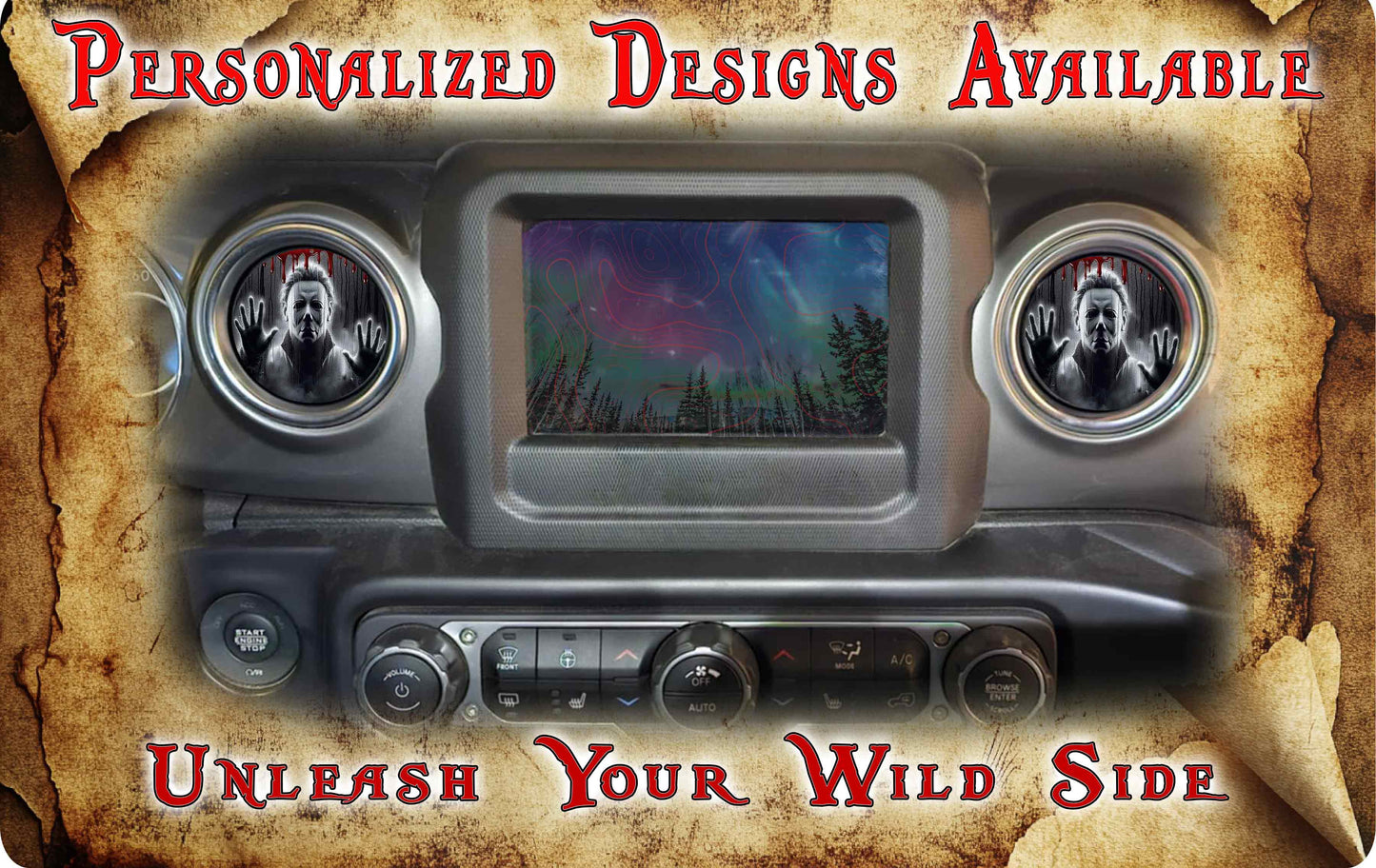 Steering wheel decal Mickel Myers 119