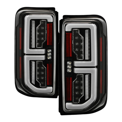 SPYDER 21-23 Ford Bronco Factory LED Model LED Tail Lights (ALT-YD-FB21-LED-BK) 5088758