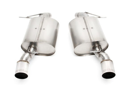 Dinan Free Flow Axle-Back Exhaust - 2007-2013 BMW 335i/335is/335xi Stainless Steel - Polished Tips - E92/E93