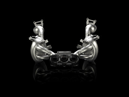 Akrapovic 10-15 Ferrari 458 Italia/458 Spyder Slip-On Line (Titanium) w/ Carbon Tips MTP-FE458H