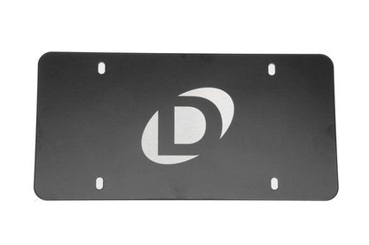 Dinan Marque Plate - Black Stainless Steel - Centered Logo