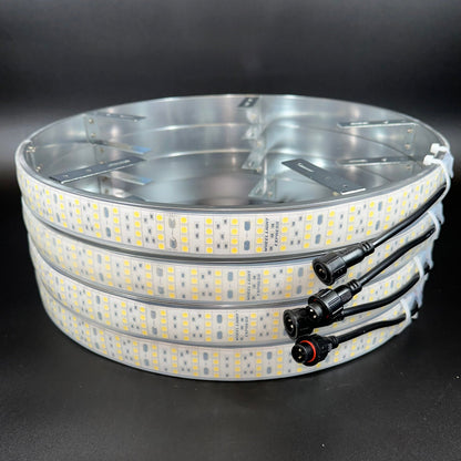Quad Row White Wheel Lights