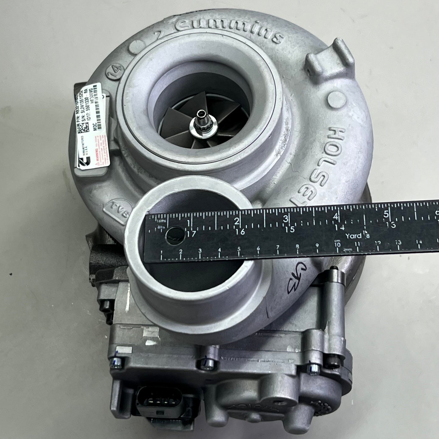 MOPAR Turbocharger 6.7L Diesel Sz 12” x 9.5” Silver R8321378AA