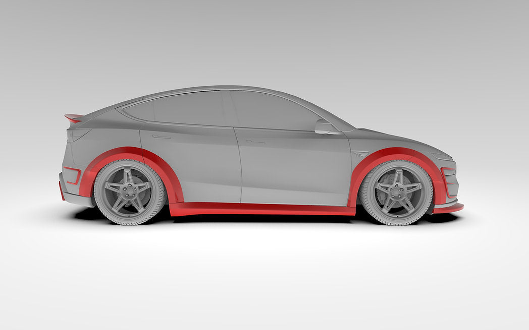 Tesla Model Y Juniper Widebody Kit by Waido X EV Bandit
