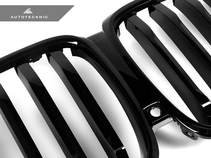 AutoTecknic Gloss Black Front Grille - BMW G05 X5 LCI