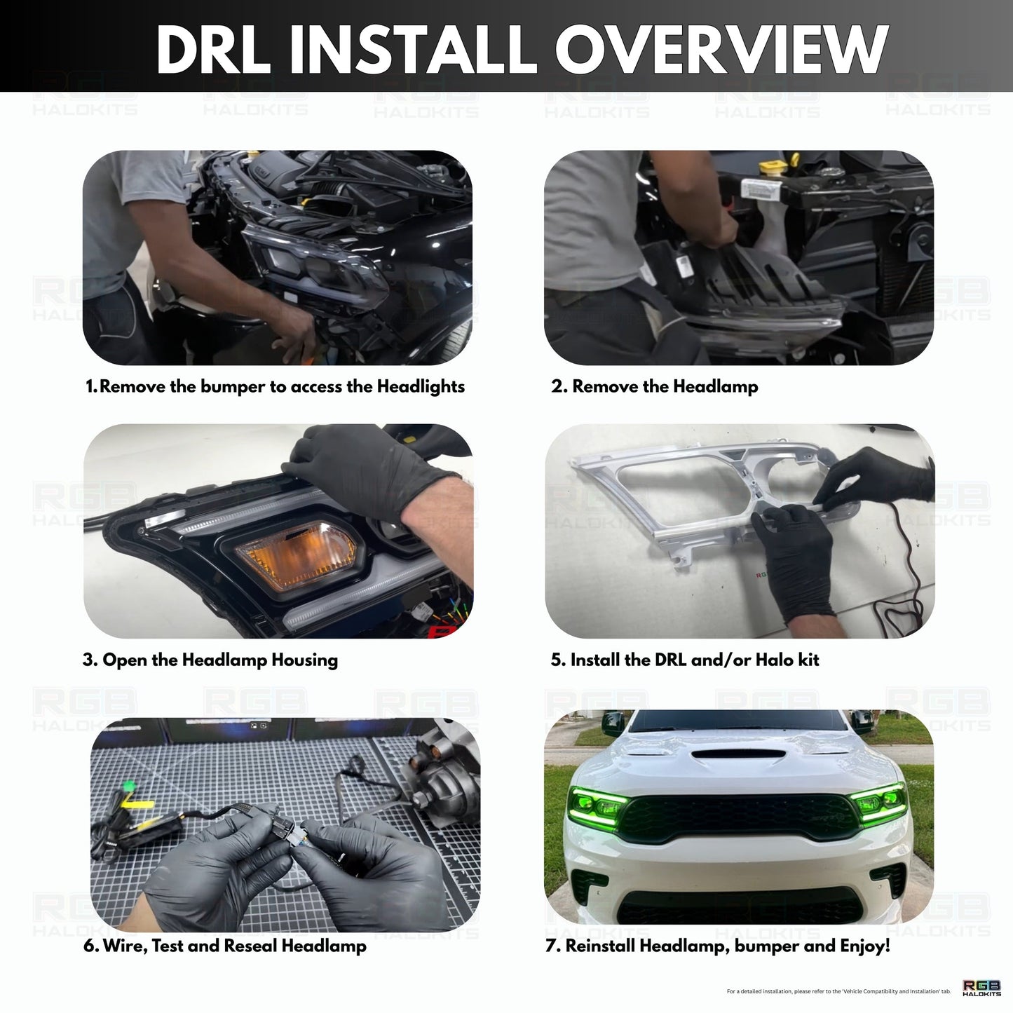 Dodge Durango Multicolor Flow DRL Kit (2021-2026)