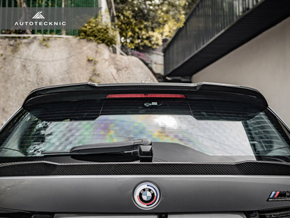 AutoTecknic Dry Carbon Roof Spoiler Add-On - BMW G81 M3