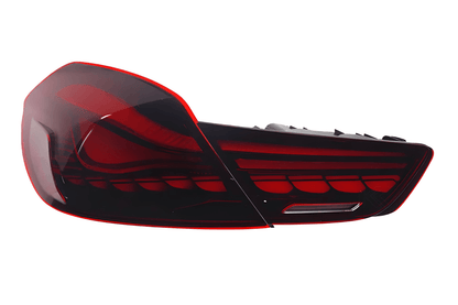 BMW 6 Series F12 F13 F06 Smoke and Red GTS OLED Style Taillights (2011-2018)