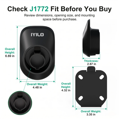 IYILO J1772 EV Charger Connector Holster