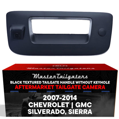 Chevrolet Silverado / GMC Sierra (2007-2014) Black Replacement Tailgate Handle with Backup Camera (with Key Hole Plug)