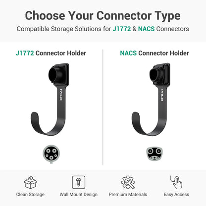 IYILO J1772 EV Charger Cable Holder & Connector Holster
