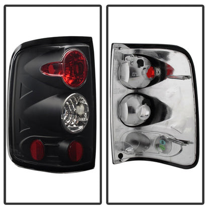 Spyder Ford F150 side 04-08 (Not Fit Heritage & SVT)Euro Tail Lights Blk ALT-YD-FF15004-BK 5003195
