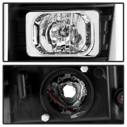 Spyder Ford F250/350/450 11-16 V2 High-Power LED Headlights-White Light Bar-Black PRO-YD-FS11V2PL-BK 5087898