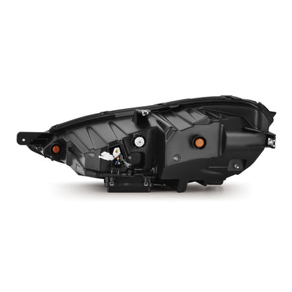 AlphaRex 12-21 Tesla Model S NOVA LED Proj Headlights Alpha-Black w/Actv Light & Seq.Sig / SB DRL 880878 *Discontinued