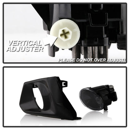 Spyder Nissan Altima 19-20 OEM Full LED Fog Lights w/ Universal Switch Clear FL-NA19-LED-C 5087065