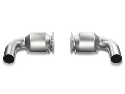 Akrapovic 10-13 Porsche 911 Turbo/Turbo S (997) Link Pipe Set w/ Cat (Titanium) L-PO997TFLS-100