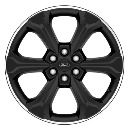 Ford Racing 15-23 F-150 22in Wheel Kit - Black w/Machined Face M-1007K-S2295B