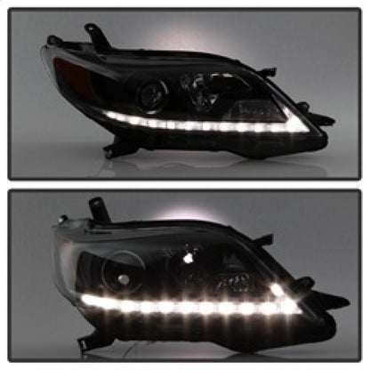 Spyder 2015-2017 Toyota Sienna Projector Headlights - DRL LED - Black PRO-YD-TSEN15-DRL-BK 5084002