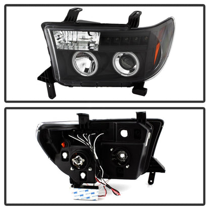 Spyder Toyota Tundra 07-13 Projector Headlights CCFL Halo LED Blk PRO-YD-TTU07-CCFL-BK 5030306