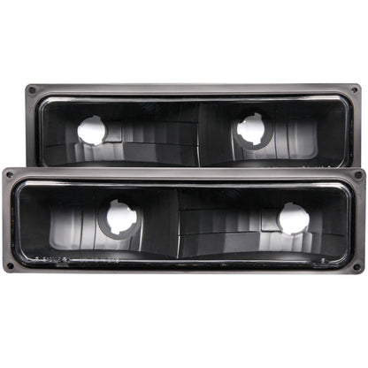 Anzo 1988-1998 Chevrolet C1500 Euro Parking Lights Black