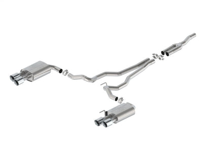 Ford Racing 2024 Mustang 2.3L Extreme Non-Active Cat-Back Exhaust w/GT Valance - Chrome Tip M-5200-M2ECV