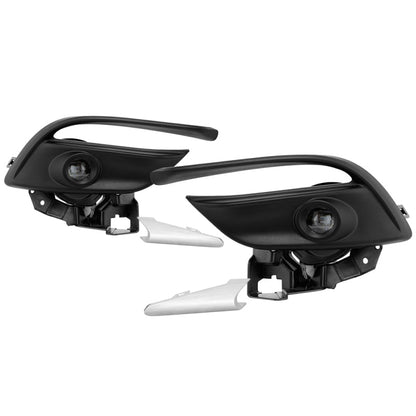 Spyder 17-18 Mazda 3 OEM Style Full LED Fog Light w/Switch - Clear (FL-MM32017-LED-C) 9043192