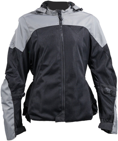 Speed and Strength Starstruck Mesh Jacket Grey/Black Womens - Large