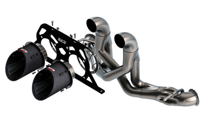 Borla 2017-2022 Ford GT 3.5L V6 AT/MT RWD 2DR 3-2in ATAK Catback 5in Dual Round Angle Cut CF Tips 140818CF