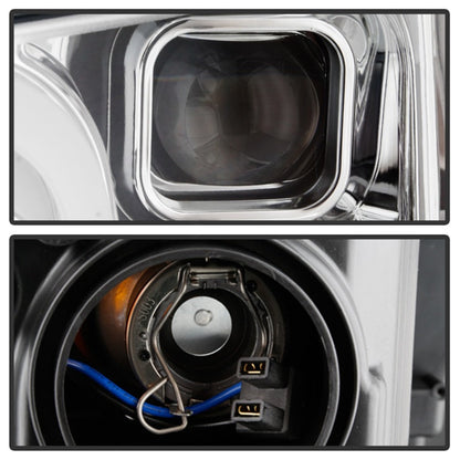 Spyder Signature Ford F150 18-19 (Halogen Model) Proj. Headlights - Chrome (PRO-YD-FF15018-LBSEQ-C) 5086631