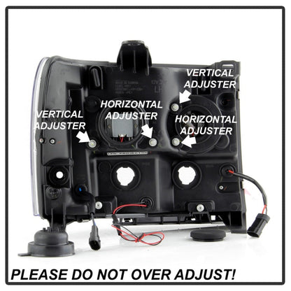 Spyder GMC Sierra 1500/2500/3500 07-13 Denali 08-13 LED Headlights Blk PRO-YD-GS07V2PL-BK 5087522