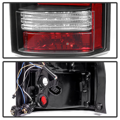 Spyder Land Rover Discovery LR4 10-14 Light Bar LED Tail Lights Black ALT-YD-LRDLR410-LBLED-BK 5080936