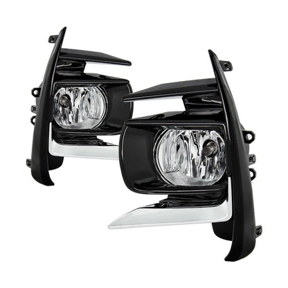 Spyder Toyota Sienna 2018-2019 OEM Fog Lights w/OEM Fit Switch - H8(Included) -  Clear 5086334