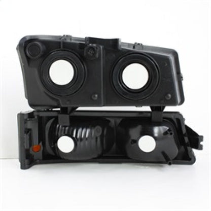 SPYDER Xtune Chevy Silverado 2500HD 03-06 Crystal Headlights w/ Amber Lights Smoke HD-JH-CSIL03-AM-SM-SET 5064523