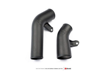 AMS Performance 09-21 Nissan GTR R35 OMEGA Turbo Kit 3in Lower Intercooler Pipes (OMEGA 11) ALP.07.14.0021-1