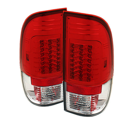 Spyder Ford F150 Styleside 97-03/F250 Version 2 LED Tail Lights Red Clear ALT-YD-FF15097-LED-G2-RC 5029140