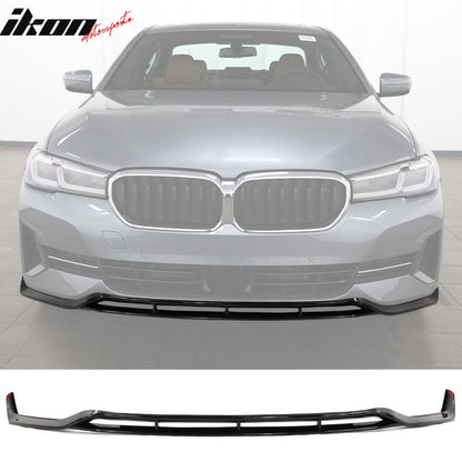 2021-2023 BMW G30 G31 LCI 5-Series Gloss Black Front Bumper Lip