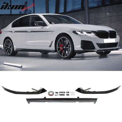 Fits 2021-2023 G30 G31 Rear Diffuser Type 2+Front Bumper Lip+Side Skir