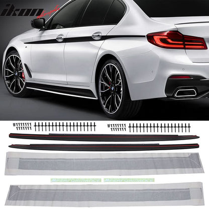 Fits 2021-2023 G30 G31 MP Type 2 Rear Diffuser+Front Bumper Lip+Side S