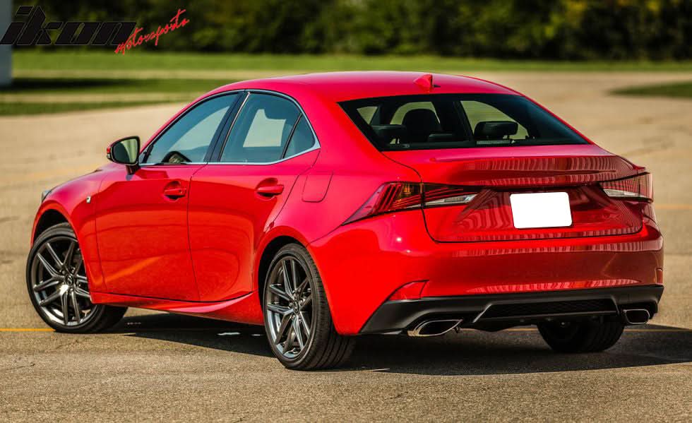 2014-2019 Lexus IS250 IS350 F Sport Only PP Rear Bumper Lip Diffuser
