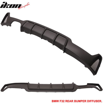 2014-2020 BMW F32 F33 xDrive MP Single Dual Exhaust Rear Bumper