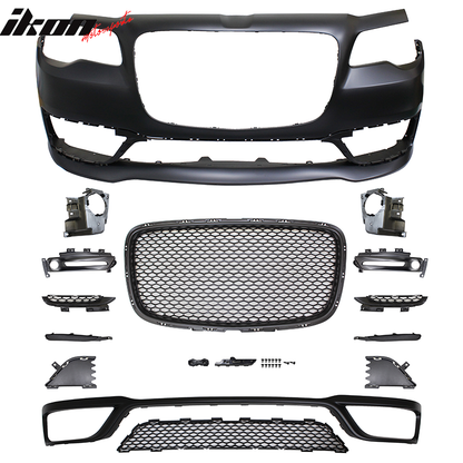 2015-2023 Chrysler 300 S Model Front Bumper Cover W/Grille NO PDC Hole