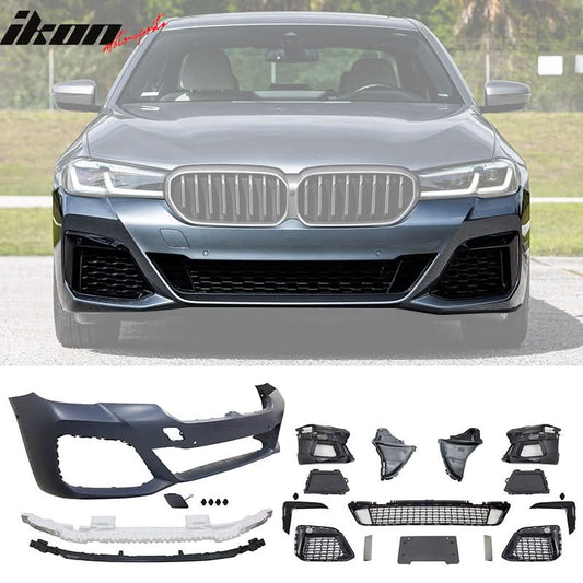 2021-2023 BMW G30 M Sport Front Rear Bumper Diffuser Lip Side Skirt