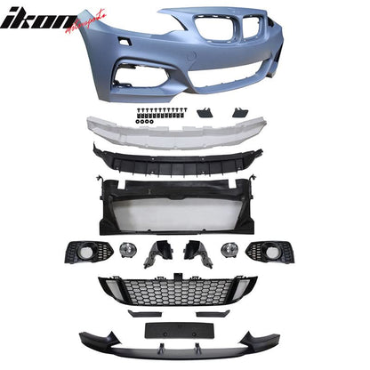 2014-2021 BMW F22 F23 MP Style Front Bumper Cover W/Fog Lights PP
