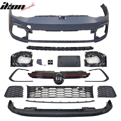 2022-2024 VW Golf GTI MK8 GTI Style Front Rear Bumper Cover Side Skirt